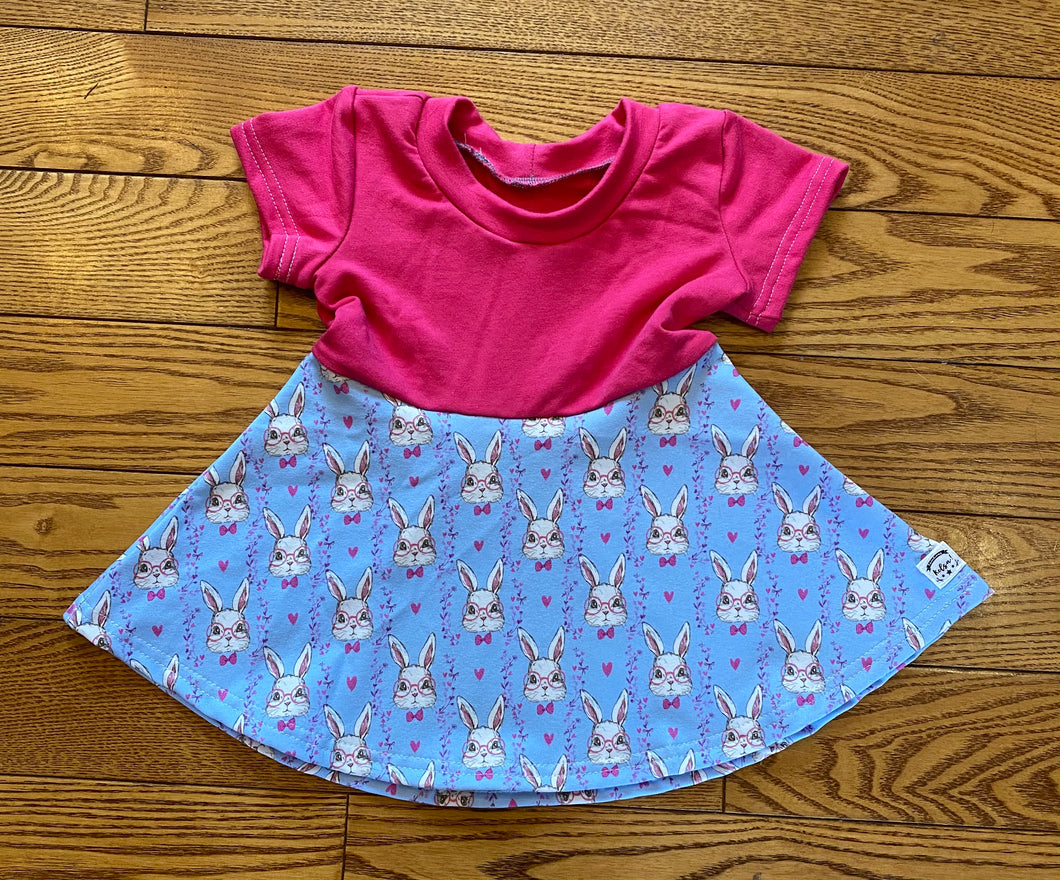 Robe/ chandail évolutive mignon lapin