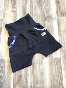 Short evolutif 1-3T ( jeans noir )