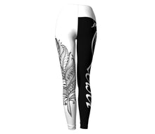 Charger l&#39;image dans la galerie, Leggings noir et blanc