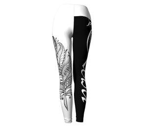 Leggings noir et blanc